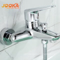 Brass single lever 3 way wall mounted shower hot cold mixer faucets